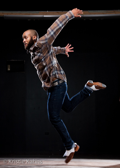 Jumaane Taylor // The Bearded Hoofer - One of the tap artists at Chicago Human Rhythm Project's 2013 showcase at Jazz Showcase